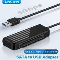 Onvian SATA To USB Converter Type-C To SATA Adapter For 2.5 Inch SATA HDD SSD USB 3.0 5Gbps Quickly Transmit Data Adapter