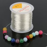 1Roll 0.5-1mm Strong Elastic Crystal Beading Cords Line Bracelet Necklace Stretch Thread String For DIY Jewelry Making Supplies