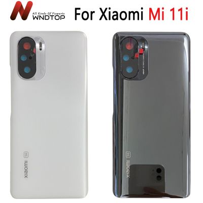 New For Xiaomi Mi 11I Battery Cover Glass Panel Rear Door Housing Case Replacement For M2012K11G Back Mi 11I Cover With Lens