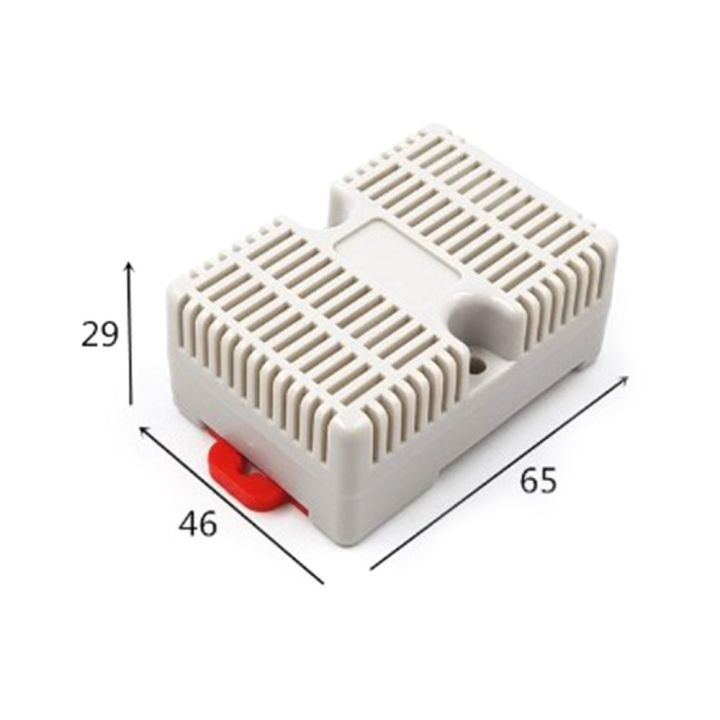 sociable-1-2pcs-65x46x29mm-พลาสติก-abs-abs-ดีไอวาย-ขาว-ดำ-โครงการฝาครอบกันน้ำ-กล่องใส่ของ-กล่องใส่เครื่องมือ-กล่องโครงการอิเล็กทรอนิกส์