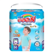 Tã Quần Cho Bé, Soft & Gentle Pant Diapers, XL, 12 - 17kg, 50 Miếng - GOO.N