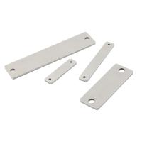 【YF】♀◘  Rectangle Stamping Blank Bar Connectors With 2 Holes Charms Pendant Diy for Necklace Jewelry Making