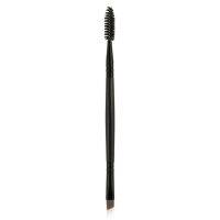 Professional 2 In1 Bevel Eyebrow Brush แต่งหน้า Double-Headed Inclined Eyebrow Brush Eyelashes Curler Volume Maquiagem Tslm2