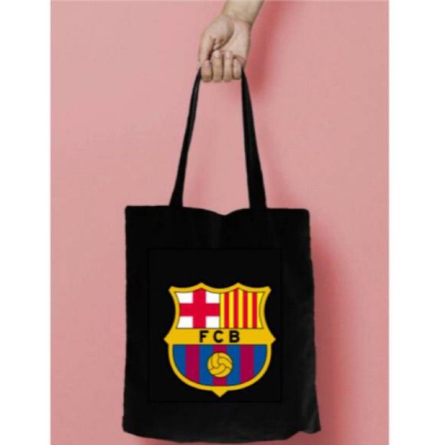 Túi Xách Tote Nhập Khẩu Từ BARCELONA Thiết Kế LOGO Cho Nam Và Nữ ...