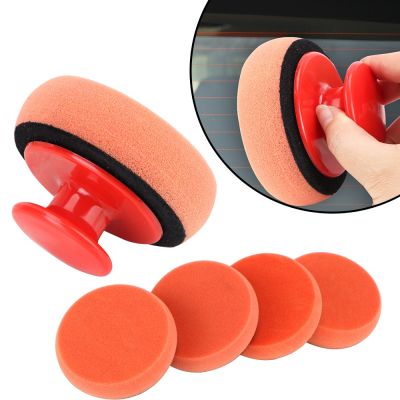 Buffing Polishing Pad Buffing Polisher Kit Car Wash Maintenance Flat Sponge for Car Glass Polishing Adhesives Tape