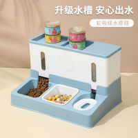 มาใหม่ Pet Drinker แมว Auto Feeder ดื่มน้ำแมว Dog Cat ชามสุนัข Combo