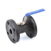 304 Stainless Steel Flange Ball Valve 1PC Type High Temperature Valve DN15 DN20