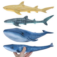 ขนาดใหญ่ยางนุ่ม Sea Life จำลอง Action Figure สัตว์ของเล่นสำหรับเด็กปลาวาฬตัวเลข Collection Educational