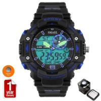 SMAEL นาฬิกาข้อมือผู้ชาย Sport Digital LED &amp; Analog รุ่น SM1379 พร้อมกล่องเหล็ก SMAEL