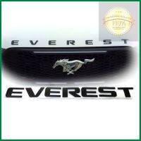 โลโก้ติดฝากระโปรงหน้า FORD EVEREST 2015-2022  รุ่นตัวอักษรสี ดำด้าน คุณภาพ ABS จัดส่งเร้ว ร้านค้าแนะนำ บริการเก็บเงินปลายทาง