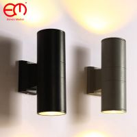 black gray up down outdoor wall light 6W 10W 20W 30W 36W porch garden waterproof home lighting outdoor