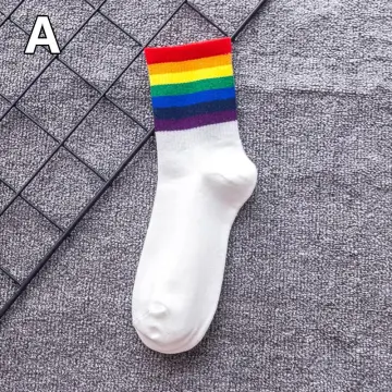 Unisex Rainbow Socks, Pride Socks for Women Men, Lgbtq Socks, Funny  Colorful Striped Socks, Lesbian Gifts Gay Gifts, Lgbtq Gifts Pride Gifts