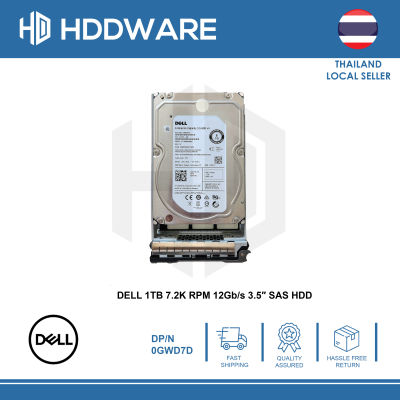 DELL 1TB 7.2K 12G SAS 3.5" 512n HDD // 0GWD7D // GWD7D // ST1000NM0005