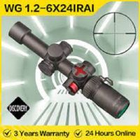 Discovery WG 1.2-6×24 irai ปรับใน สีกาไฟท์ สวยมากๆ ท่อ 25 มิล ฟรีไฟฉายคาดหัว+ฟรีระดับน้ำตั้งกล้อง