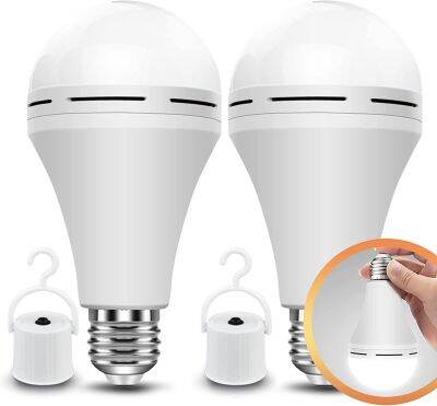 หลอดไฟฉุกเฉินแบบชาร์จไฟได้ E27 LED Smart Light 9/12/15W หลอดประหยัดไฟให้แสงสว่างในช่วงที่ไฟฟ้าดับ/แคมป์-iewo9238