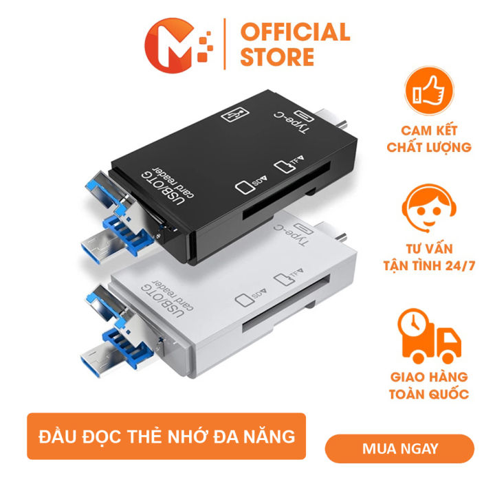 Đầu đọc thẻ nhớ OTG giúp bạn truy cập dữ liệu từ các thiết bị di động như điện thoại, máy tính bảng hoặc máy tính xách tay một cách dễ dàng. Bạn chỉ cần kết nối đầu đọc và thẻ nhớ với thiết bị của mình và bắt đầu truy cập dữ liệu ngay lập tức.