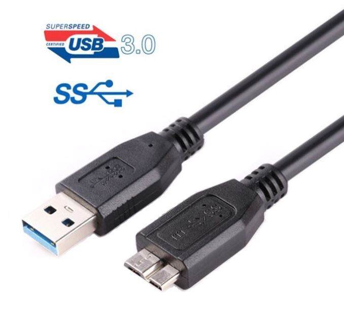Transcend Limits USB 3.0 External Hard Drive Cable, HighSpeed 5Gbps A