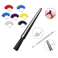 Professional เครื่องประดับเครื่องมือแหวนขนาด Mandrel Stick Finger Gauge แหวน sizer วัดเครื่องประดับแหวน sizetool set