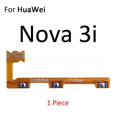 【☄New Arrival☄】 anlei3 สวิตช์กุญแจปุ่มเปิดปิดปริมาณใบ้ปุ่มเปิด/ปิด Huawei Nova สายเคเบิ้ลยืดหยุ่นสำหรับ5i 5 Pro 4e 4 3 3i 3e 2 2 2S 2i บวก Lite Young