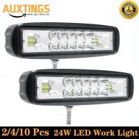 6Inch 24W LED Work Light Bar Combo Beam Led Light Bar for Motorcycle Tractor Boat Off Road 4WD 4x4 Truck SUV Waterproof IP67