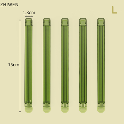 ZHIWEN ที่หนีบถุงเครื่องมือสุญญากาศขนาดเล็กแบบพกพา5ชิ้น เซ็ตที่หนีบถุงเก็บขนมในบ้าน