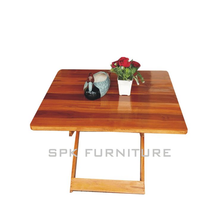 spk-shop-โต๊ะญี่ปุ่นไม้สักทองแท้-100-โต๊ะไม้สักทองอเนกประสงค์-ท๊อปสี่เหลี่ยม-สีไม้สักทองแท้