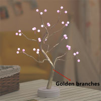 LED Night Light Mini Christmas Tree Copper Wire Garland Lamp For Home Kids Bedroom Decor Fairy Lights Luminary Holiday lighting