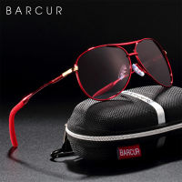 BARCUR Men Gradient Women Sunglasses Polarized Sun glasses for Men Pilot Gafas Oculos De Sol Masculino