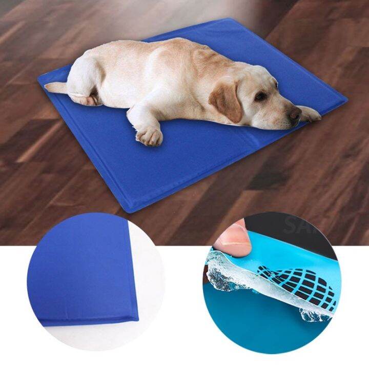 Pet Dog/Cat Cooling Ice Pad Summer Keep Cool Pet Cooling Mat For Dogs ...