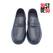 giầy moca nam đi bộ SUBESTSU màu đen 854-6054
