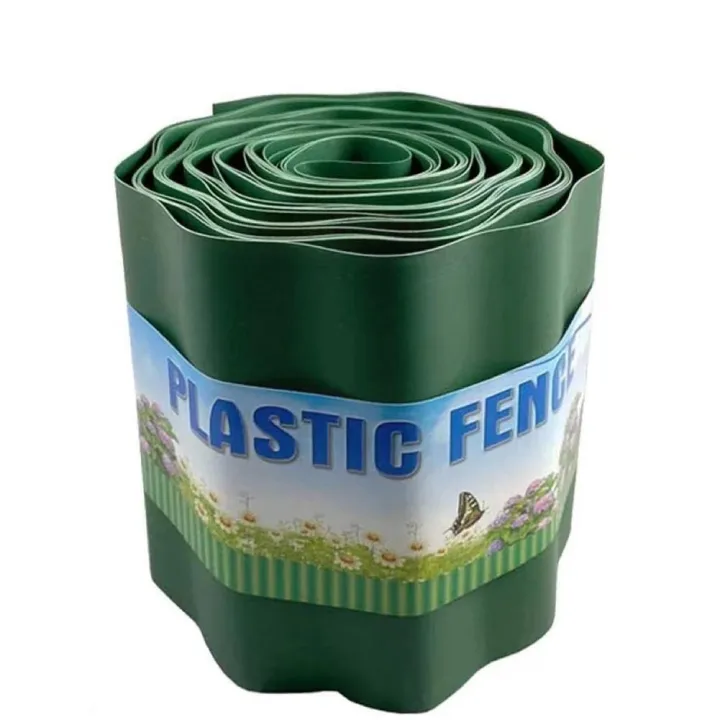 Imitation Stone Garden Fence PP Plastic Fence Inserts Fence Garden The