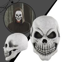 Halloween Skull Full Head Mask Realistic Funny Full Face Masks For Men Festival Horror Carnival Cosplay Skeleton Costume Props