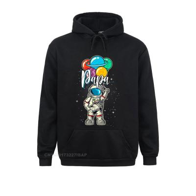 Papa Birthday Funny Astronaut In Space Lover Fitted Cosie Hoodies Long Sleeve Sweatshirts For Men Chinese Style Sportswears Size Xxs-4Xl