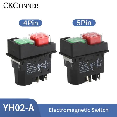【CW】♀  110V 220V Garden Tools Electromagnetic Starter Push Switches Machine IP55 Safety with 28A