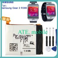 SAMSUNG Original สมาร์ทนาฬิกาแบตเตอรี่ SM-R380 สำหรับ Samsung Gear 2 Gear2 R380 SM-R380 สมาร์ทนาฬิกา 300mAh