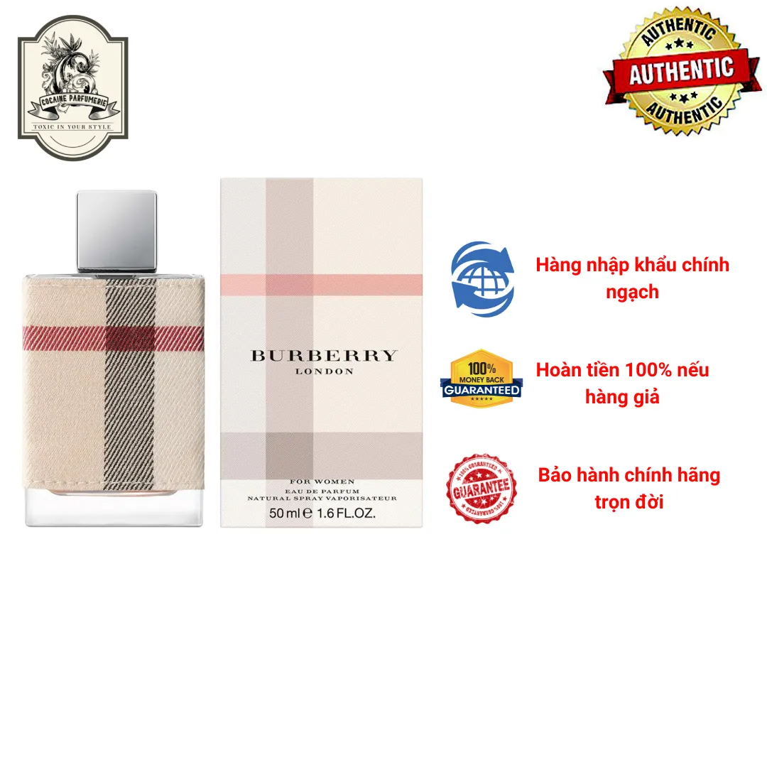 Nhập Khẩu Chính Ngạch] Nước Hoa Nữ Chính Hãng Burberry London EDP , 30,  50, 100ml 