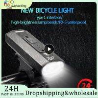 ไฟหน้าไฟจักรยาน LED แบบชาร์จไฟได้,1-6ชิ้น1800ลูเมนโคมไฟจักรยานไฟหน้าจักรยานไฟติดรถจักรยานเสือหมอบ MTB