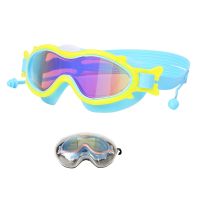 Kids Goggles Diving Surfing Glasses Children Swim Eyewear Earplug Adjustable Anti Fog UV Protection