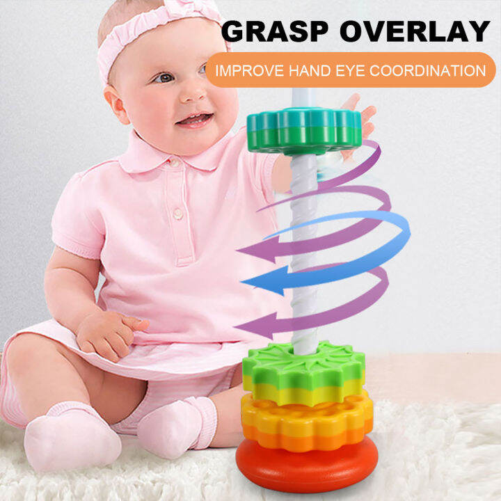 gears-stacking-rings-ของเล่นเป็นมิตรกับสิ่งแวดล้อม-early-education-ของเล่น-smooth-spining-tower-building-blocks-ปลอดภัยสำหรับของขวัญก่อนวัยเรียน