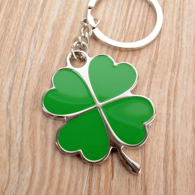 【CW】 Hot Sale Color Four-leaf Keychain Chain Pendant Accessories Keyring Gifts