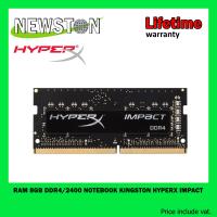 RAM 8GB DDR4/2400 NOTEBOOK KINGSTON HyperX IMPACT