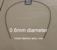 0.6mm nitinol Memory wire Medical grade NiTi shape memory line chromel alloy nickel titanium alloy wire Fishing gear tip bar