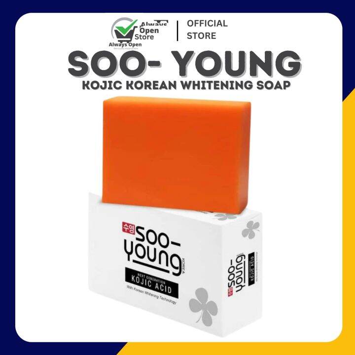 Soo young Kojic korean whitening soap (10pcs) Lazada PH
