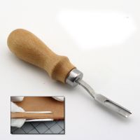 Leather Craft Tools DIY Wood Handmade French Style Leather Edge Beveler Cutting Skiving Trimming Leather Cutting Tool