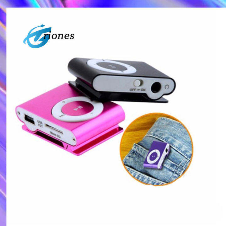 เครื่องเล่น-mp3ขนาดเล็กประเภทคลิปกีฬาลำโพงสเตอริโอดนตรีหูฟัง-usb-สายชาร์จ3-5มม-รองรับการ์ด-tf