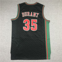 ?เสื้อเจอร์ซีย์บาสเก็ตบอลปักลายบาสเก็ตบอล NBA ซูเปอร์โซนิคชุดบอล22-23นักบาสดูแรนท์