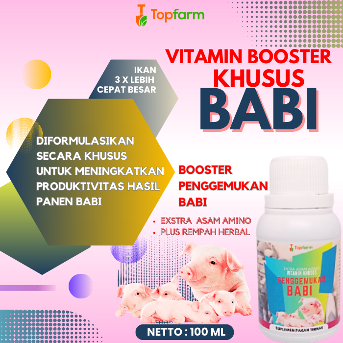 Vitamin Babi Cepat Besar / Vitamin Babi Biar Cepat Besar / Vitamin Babi ...