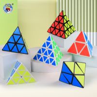 SENGSO Pyramid Cube 2x2 3x3 4x4 Special Cubo Sticker Magic Speed Cubu Rubick Profession Puzzle High Quality Kids Fidget Toys Brain Teasers