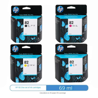 ใหม่82 10 CH565A C4911A C4912A C4913A ตลับหมึกสำหรับ HP Designjet 500 800 111 81เครื่องพิมพ์820 510