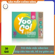 [ CHÍNH HÃNG ] - Trà thảo mộc Yoo Go Turbo Tea siberian, giúp giảm cân, tốt cho đường tiêu hóa - Hộp 30 gói - hộp 30 gói thumbnail